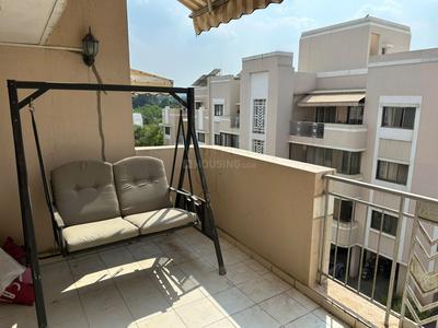 Balcony Image of 2100 Sq.ft 3.5 BHK Apartment / Flat for rent in Peninsula Ashok Astoria Villas, Gangapur Nashik for Rs. 47500