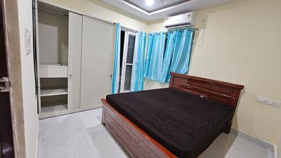 Bedroom Image of 1250 Sq.ft 2 BHK Apartment / Flat for rent in Madhapur Hyderabad for Rs. 45001