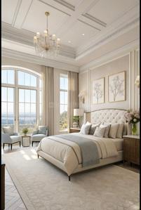 Bedroom Image of 1152 Sq.ft 2 BHK Apartment / Flat for sale in Embassy Indiabulls Park 2, Panvel Navi Mumbai for Rs. 13200000