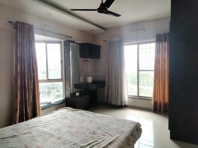Bedroom Image of 1500 Sq.ft 3 BHK Apartment / Flat for rent in Sky world Dreams, Kothrud Pune for Rs. 52000