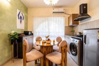 Kitchen Image of 577 Sq.ft 1 BHK Apartment / Flat for sale in Siolim Goa for Rs. 9600000