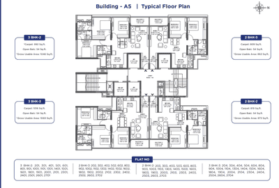 Image of 1640 Sq.ft 3 BHK Apartment / Flat for sale in Meridian, Balewadi, Pune for Rs. 16300000