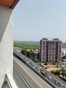 Balcony Image of 1251 Sq.ft 2 BHK Apartment / Flat for rent in Ajray Rudransh Heights, Jahangir Pura Surat for Rs. 16000