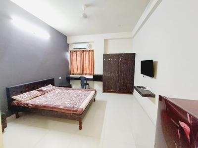 Bedroom Image of 350 Sq.ft 1 RK Apartment / Flat for rent in Vijay Nagar Indore for Rs. 11000