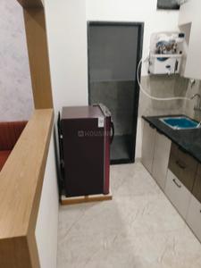 Kitchen Image of 1000 Sq.ft 1 BHK Builder Floor for rent in Mahalakshmi Nagar Indore for Rs. 20000