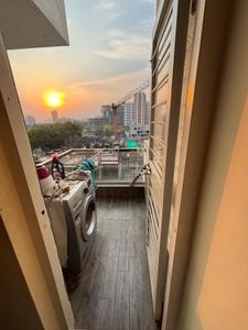 Balcony Image of 950 Sq.ft 2 BHK Apartment / Flat for sale in H B Verdant Park, Kiwale Pune for Rs. 8500000