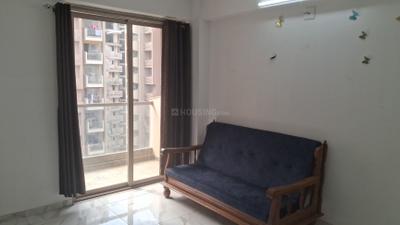 Living Room Image of 1305 Sq.ft 2 BHK Apartment / Flat for rent in Swagat Queens Land, Sargasan Gandhinagar for Rs. 31000