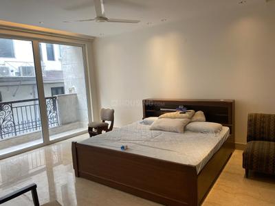 Bedroom Image of 2500 Sq.ft 4 BHK Builder Floor for rent in Shanti Niketan New Delhi for Rs. 450000