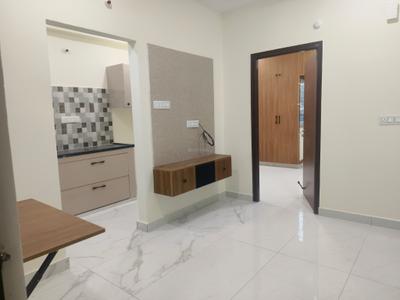 Living Room Image of 791 Sq.ft 1 BHK Apartment / Flat for rent in Kondapur Hyderabad for Rs. 23000