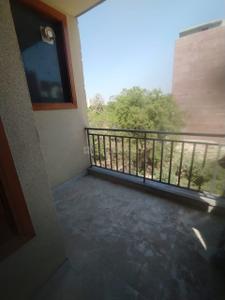 Balcony Image of 1150 Sq.ft 3 BHK Apartment / Flat for rent in Rajpur Khurd Extension New Delhi for Rs. 23000