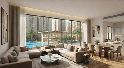 Hall Image of 1200 Sq.ft 3 BHK Apartment / Flat for sale in TVS Emerald Auralis, Thanisandra Bengaluru for Rs. 13600000