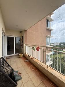 Balcony Image of 1750 Sq.ft 3 BHK Apartment / Flat for rent in G Corp Mahalakshmi, Sahakara Nagar Bengaluru for Rs. 85000
