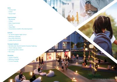 Image of 340 Sq.ft 1 BHK Apartment / Flat for sale in Lodha Crown Kolshet, Kolshet, Thane for Rs. 5800000
