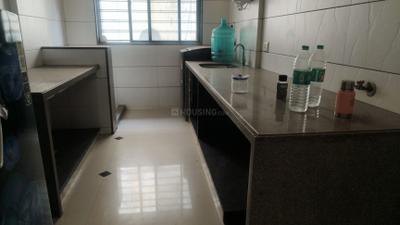 Kitchen Image of 813 Sq.ft 2 BHK Apartment / Flat for rent in Mainland Camelot Royale, Viman Nagar Pune for Rs. 55000