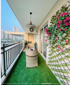 Balcony Image of 1800 Sq.ft 3 BHK Apartment / Flat for sale in Bestech Altura, Sector 79 Gurgaon for Rs. 25000000