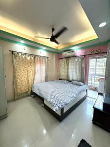Bedroom Image of 1354 Sq.ft 3 BHK Apartment / Flat for rent in Chinar Park Kolkata for Rs. 26000