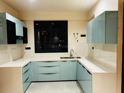 Kitchen Image of 1475 Sq.ft 3 BHK Apartment / Flat for rent in Bhavyaa Green Grandeur, Jagatpura Jaipur for Rs. 34000