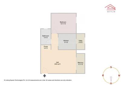 Image of 755 Sq.ft 1 BHK Apartment / Flat for sale in Shriram Summitt by Shriram Properties, Electronic City, Bengaluru for Rs. 8000000