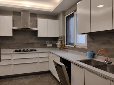 Kitchen Image of 2400 Sq.ft 3 BHK Builder Floor for rent in Anand Niketan New Delhi for Rs. 275000