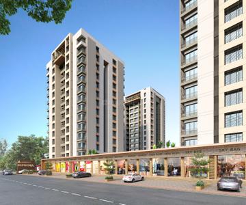 Image of 1321 Sq.ft 2 BHK Apartment / Flat for sale in Laxmipati Euphoria, Palanpur, Surat for Rs. 5879000