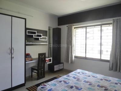 Bedroom Image of 1450 Sq.ft 2.5 BHK Apartment / Flat for rent in Park Royale, Rahatani Pune for Rs. 50000
