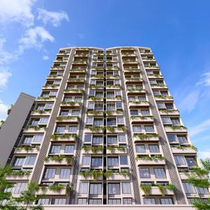 Image of 890 Sq.ft 2 BHK Apartment / Flat for sale in Casa Terraza, Vasai West, Vasai for Rs. 7000000