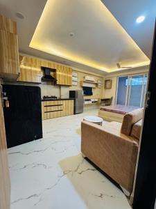 Bedroom Image of 400 Sq.ft 1 RK Studio for rent in Ramnagariya Jaipur for Rs. 18000