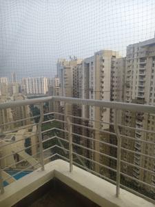 Balcony Image of 1650 Sq.ft 3 BHK Apartment / Flat for rent in The 3C Lotus Boulevard, Sector 100 Noida for Rs. 50000