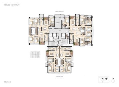 Image of 1387 Sq.ft 2 BHK Apartment / Flat for sale in Lodha Panache, Hinjawadi, Pune for Rs. 13000000
