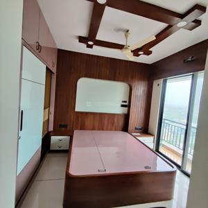 Bedroom Image of 1083 Sq.ft 3 BHK Apartment / Flat for rent in DB Pride, Talawali Chanda Indore for Rs. 40000