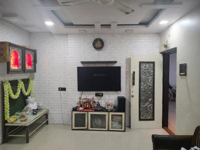 Living Room Image of 700 Sq.ft 1 BHK Apartment / Flat for rent in Rutu Enclave, Kasarvadavali Thane for Rs. 16007