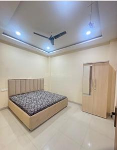 Bedroom Image of 800 Sq.ft 2 BHK Builder Floor for rent in Mahalakshmi Nagar Indore for Rs. 26000