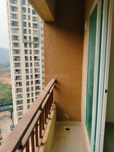 Balcony Image of 590 Sq.ft 1 BHK Apartment / Flat for rent in Vihang Hills, Thane West Thane for Rs. 19999