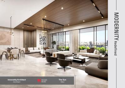 Living Room Image of 1889 Sq.ft 4 BHK Apartment / Flat for sale in Rudra The Sun, Nikol Ahmedabad for Rs. 20000000