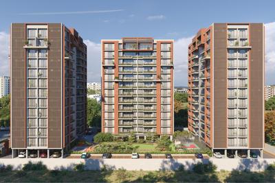 Image of 1705 Sq.ft 3 BHK Apartment / Flat for sale in Pal, Surat for Rs. 8241000