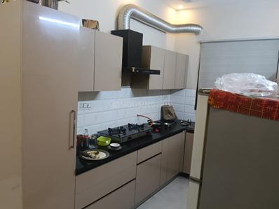 Kitchen Image of 1600 Sq.ft 3 BHK Builder Floor for sale in Utrathiya Zirakpur for Rs. 5500000