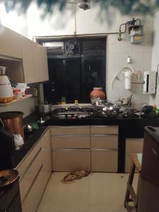 Kitchen Image of 490 Sq.ft 1 BHK Apartment / Flat for rent in Kalash Udhyan Complex, Kopar Khairane Navi Mumbai for Rs. 30000