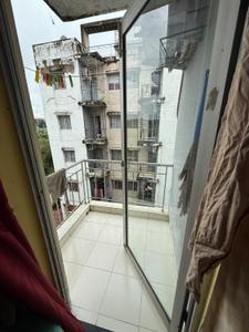 Balcony Image of 500 Sq.ft 1 BHK Apartment / Flat for rent in New Town Kolkata for Rs. 16000