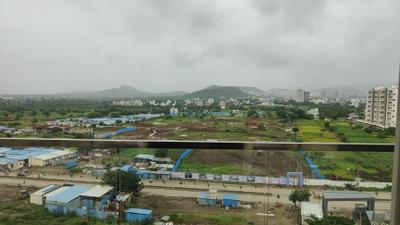 Balcony Image of 1210 Sq.ft 3 BHK Apartment / Flat for rent in Kohinoor Sportsville, Maan Pune for Rs. 33500