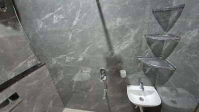 Bathroom Image of 500 Sq.ft 1 BHK Builder Floor for rent in Mahalakshmi Nagar Indore for Rs. 24000