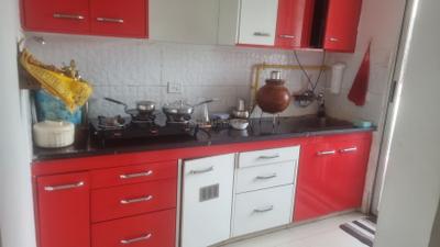 Kitchen Image of 1050 Sq.ft 2 BHK Apartment / Flat for sale in D Lunia Group Nishdin Aura, Mahalakshmi Nagar Indore for Rs. 6300000