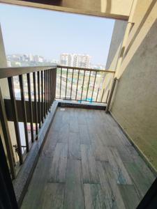 Balcony Image of 990 Sq.ft 2 BHK Apartment / Flat for rent in Runal Spacio, Ravet Pune for Rs. 23000