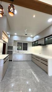 Kitchen Image of 3200 Sq.ft 4 BHK Apartment / Flat for rent in Darshanam Club Life, Undera Vadodara for Rs. 60000