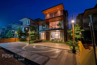 Image of 5985 Sq.ft 4 BHK Villa for sale in Posh Ville, Raysan, Gandhinagar for Rs. 130000000