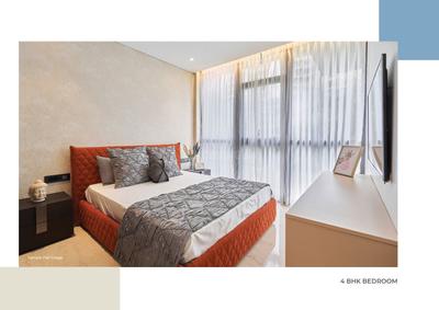Bedroom Image of 1450 Sq.ft 3 BHK Apartment / Flat for sale in Kasturi The Balmoral Riverside, Baner Pune for Rs. 28500000