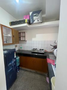 Kitchen Image of 600 Sq.ft 1 BHK Apartment / Flat for rent in Vasant Kunj New Delhi for Rs. 25000