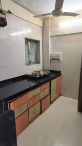 Kitchen Image of 550 Sq.ft 1 BHK Apartment / Flat for rent in Lok Puram Extn, Thane West Thane for Rs. 25000