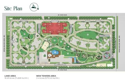 Image of 2326 Sq.ft 4 BHK Apartment / Flat for sale in Hero Homes, Sector 88, Mohali for Rs. 38400000