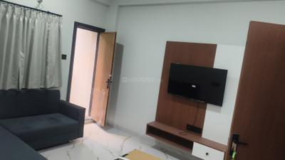 Living Room Image of 650 Sq.ft 1 BHK Apartment / Flat for rent in L I G Colony Indore for Rs. 28000