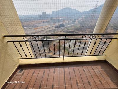 Balcony Image of 616 Sq.ft 1 BHK Apartment / Flat for rent in Talegaon Dabhade Pune for Rs. 19000